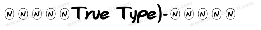 优设标题黑True Type)字体转换